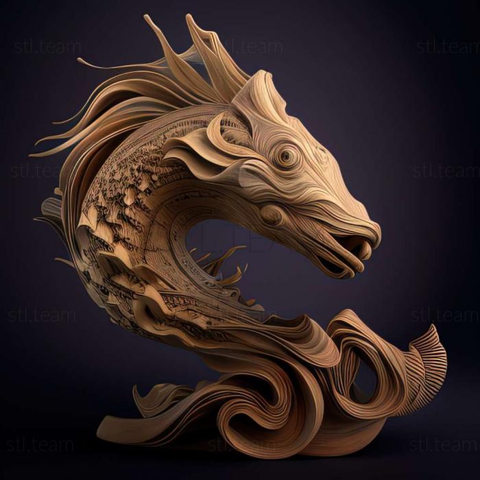 3D model Hippocampus comes (STL)